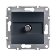 Розетка TV F конектор/SAT Schneider Asfora EPH3700171 - Анрацит