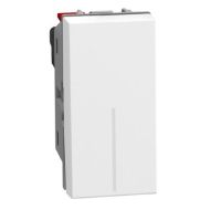 Лихт бутон 1 модул конвенционален Bticino Light Now YW4005A - Бял мат