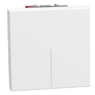 Кръстат ключ 2 модула конвенционален Bticino Light Now YW4004M2  - Бял мат