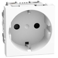 Контакт Шуко 16A с детска защита Bticino Light Now YW4141 - Бял мат