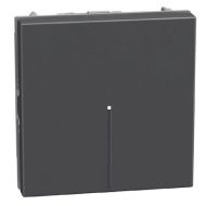 Девиаторен ключ 2 модула аксиален Bticino Light Now YD4053M2A - Графит мат