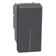 Ключ за бойлер 16А 2Р 1 модул Bticino Light Now YD4002 - Графит мат