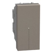 Девиаторен ключ 1 модул аксиален Bticino Light Now YG4053A - Камък мат