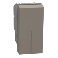 Ключ за бойлер 16А 2Р 1 модул Bticino Light Now YG44002 - Камък мат