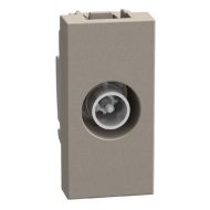 Розетка 1 модул TV коаксиал Bticino Classia YG4202D - Камък мат