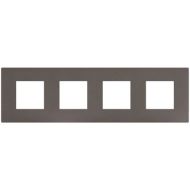 Четворна рамка Bticino Light Now YA4802M4GM - Мока