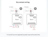 Wi-Fi/Matter смарт превключвател със сух контакт SONOFF MINI-D